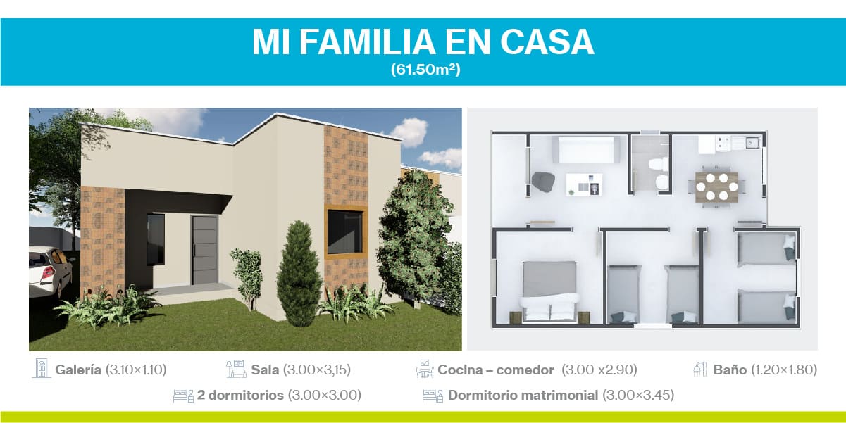 mi familia en casa